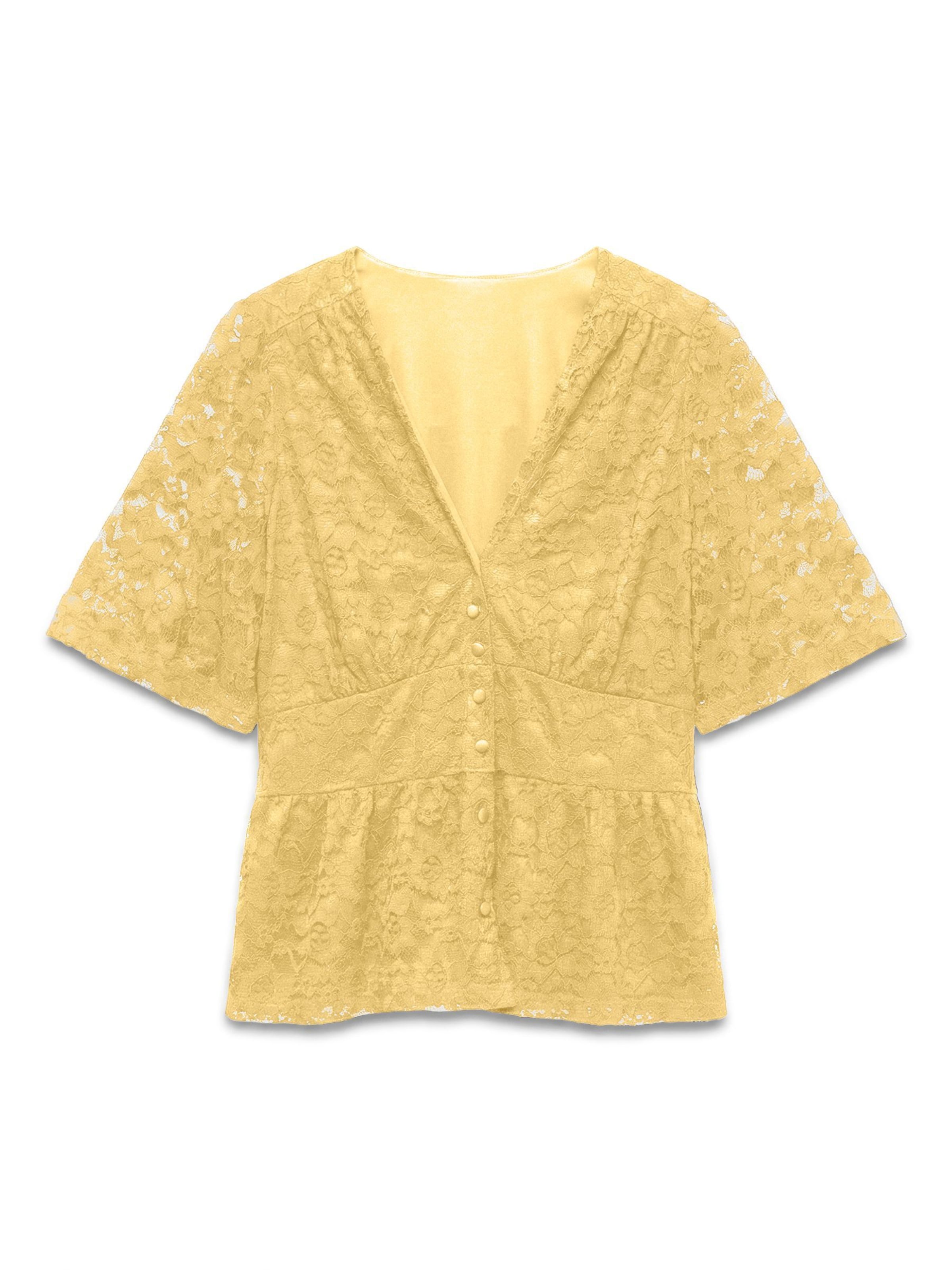 VERO MODA - Blusa 'VMDea' en amarillo: frente