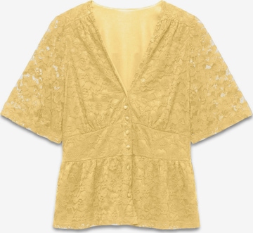 VERO MODA - Blusa 'VMDea' en amarillo: frente