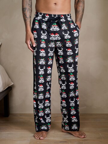 Pantalon de pyjama 'Storm Trooper' Next en noir : devant