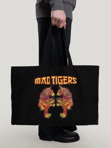 MAD TIGERS Shopper '2 Tigers' in Black
