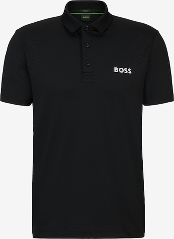 BOSS Green Performance Shirt in Black: front