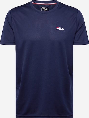 T-Shirt fonctionnel FILA en bleu : devant