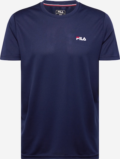 FILA T-Shirt fonctionnel en bleu foncé / rouge / blanc, Vue avec produit