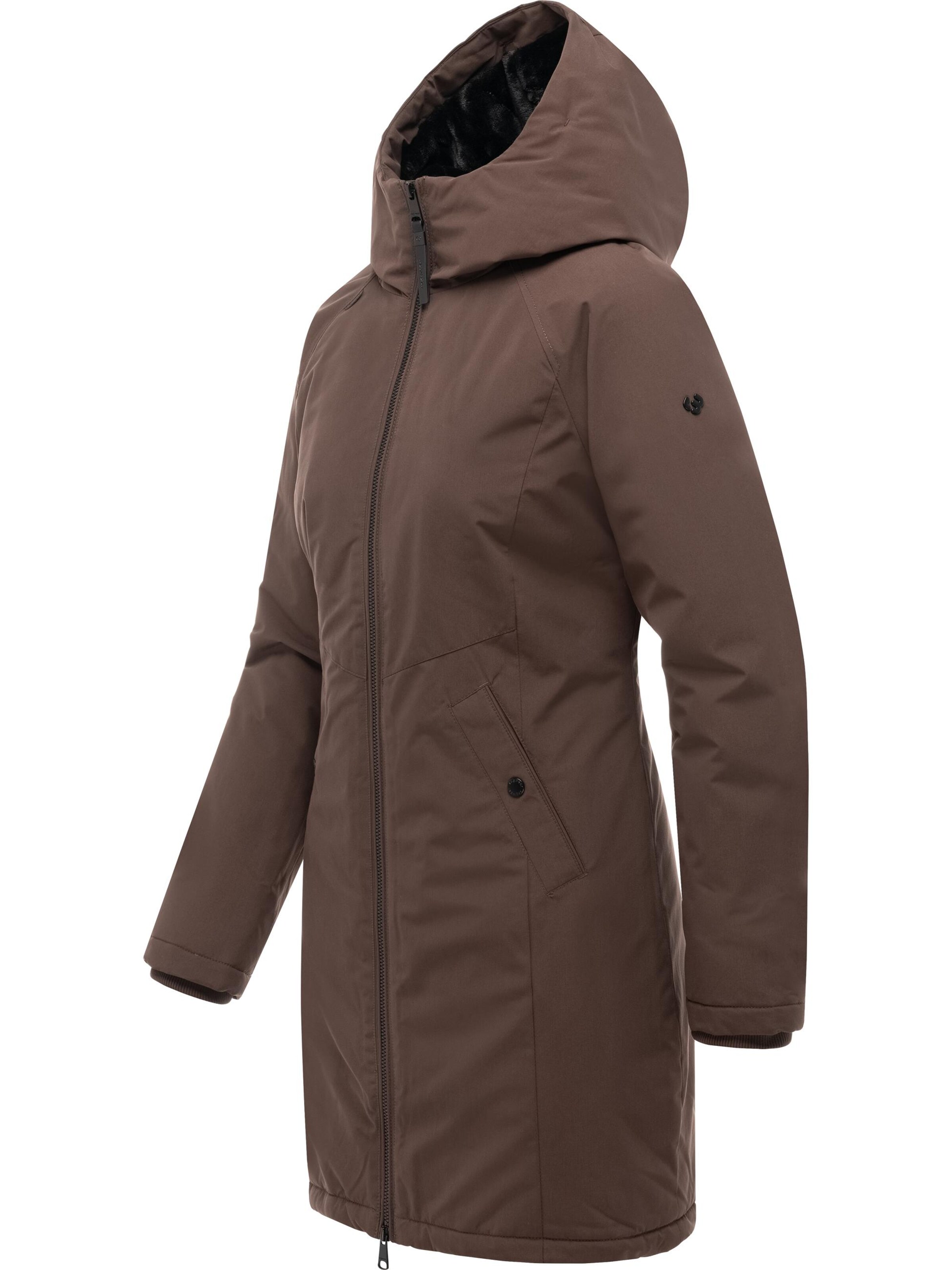 Manteau d’hiver 'Nasima Y' Ragwear en marron