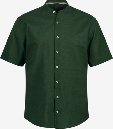 JP1880 Overhemd in Groen: voorkant