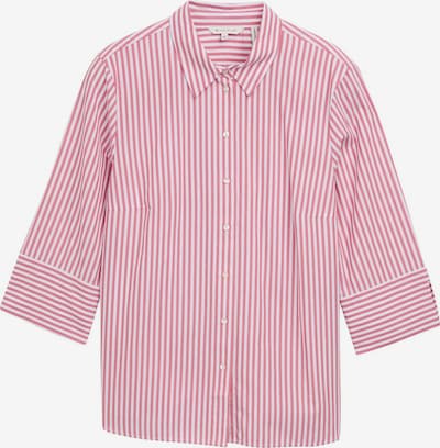 Tom Tailor Women + Bluse in melone / weiß, Produktansicht
