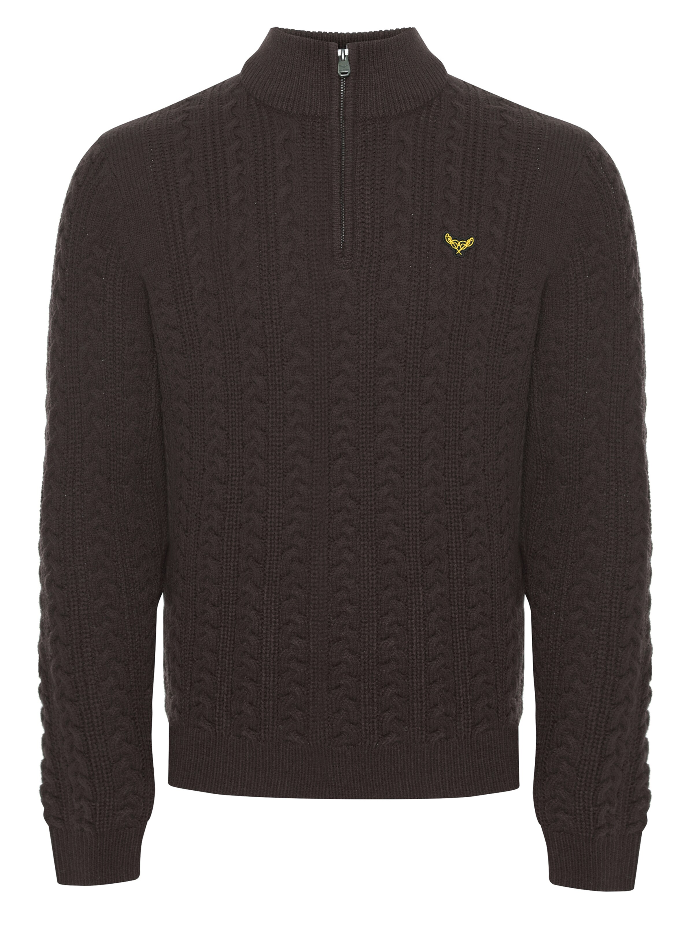 Threadbare Pullover 'Swindon' in Braun: Vorderseite