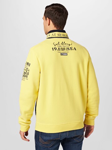 CAMP DAVID Zip-Up Hoodie in Yellow