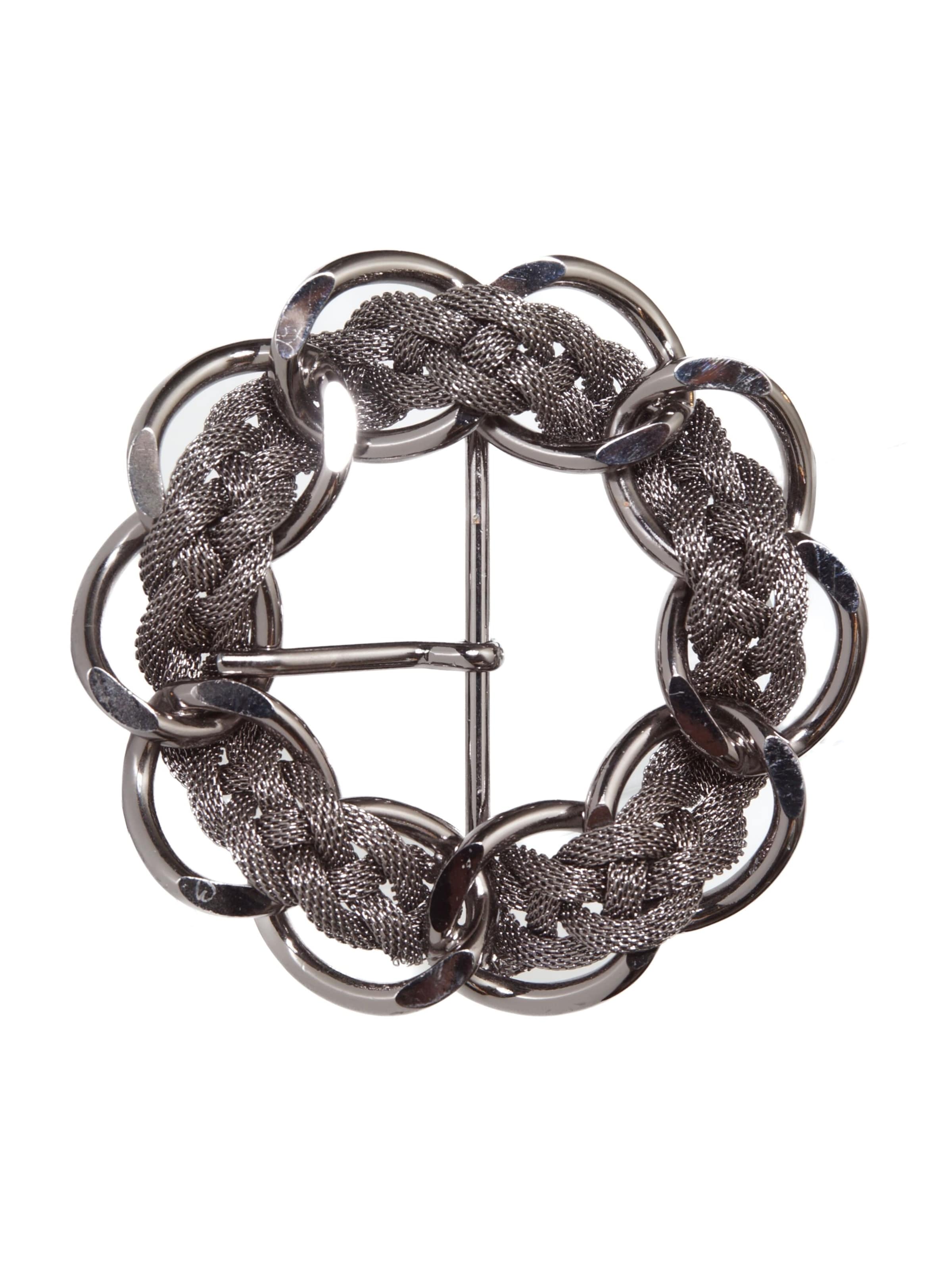 BA98 Belt in Silver: front