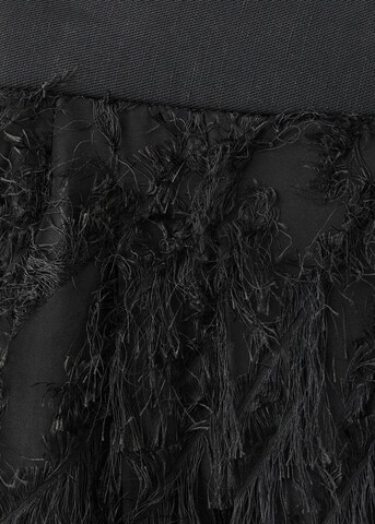 MANGO Regular Hose in Schwarz