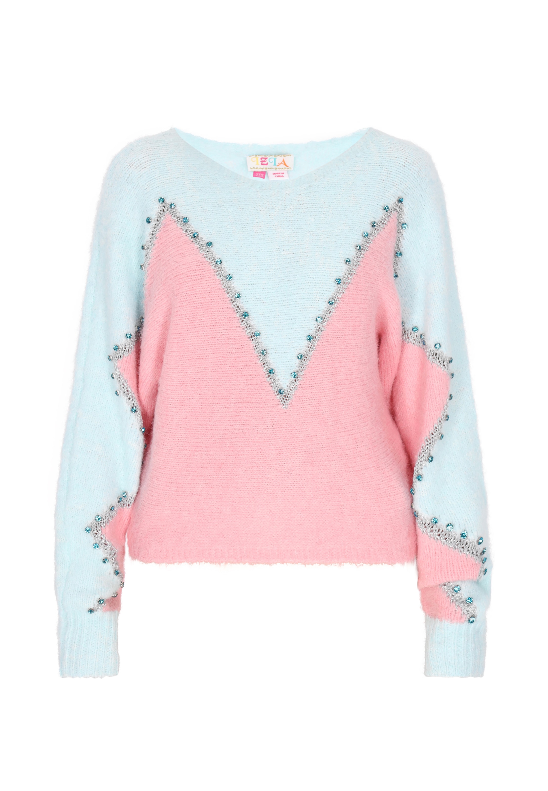 IZIA Tröja i blå: framsida