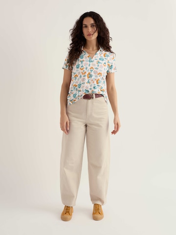 Seasalt Cornwall Shirt 'Wavecrest' in White: front
