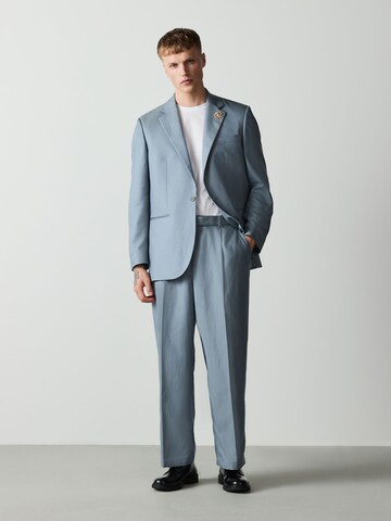 Next Loosefit Bundfaltenhose in Blau
