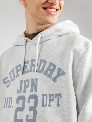Felpa 'Athletic Essentials' di Superdry in grigio