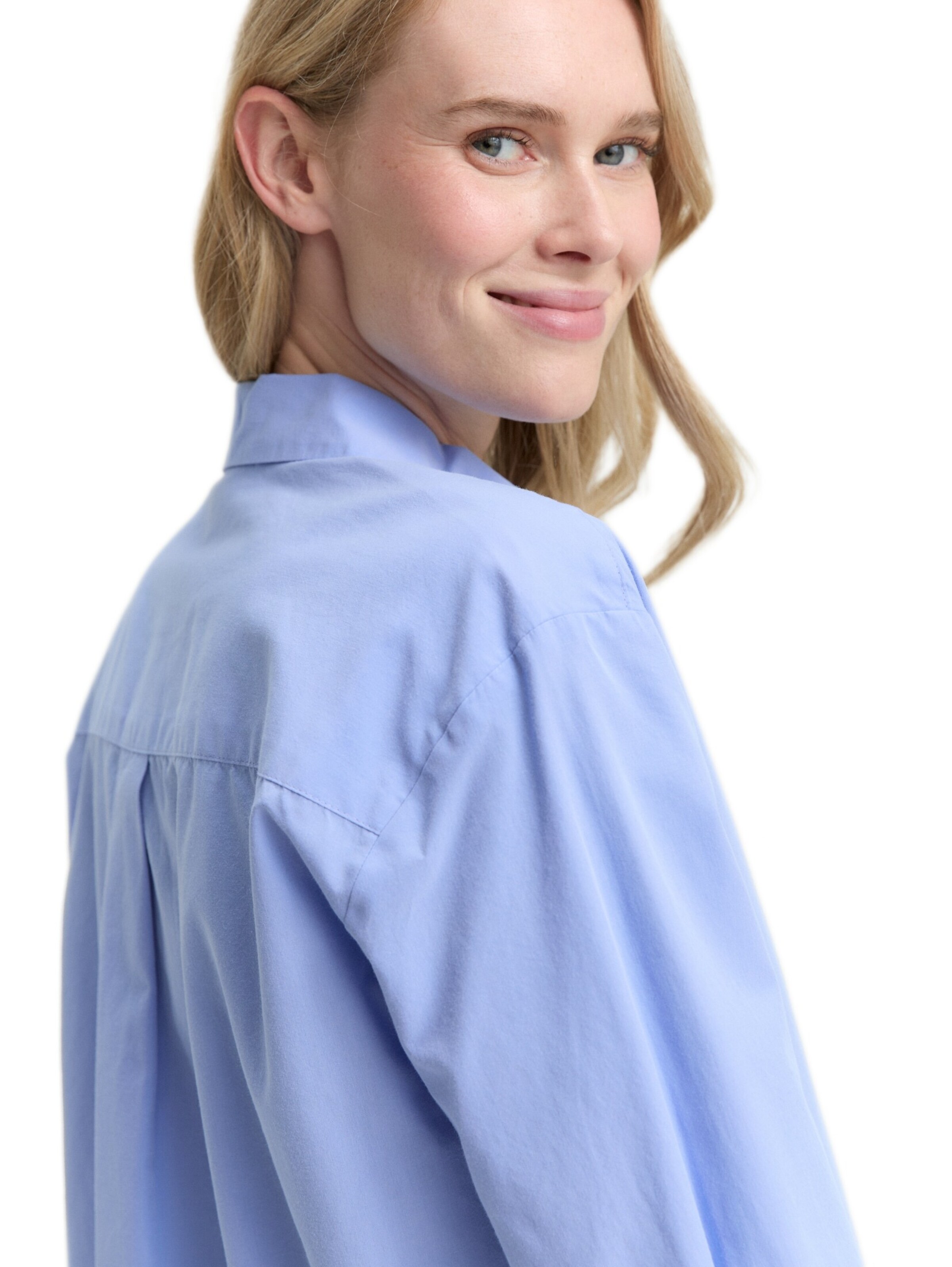 TOM TAILOR Blouse in Blue