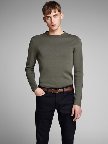 JACK & JONES Ζώνη 'Christopher' σε καφέ: μπροστά