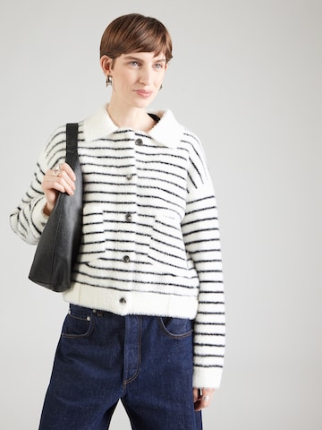 RINO & PELLEPrijelazna jakna 'Bubbly' - bijela boja: prednji dio