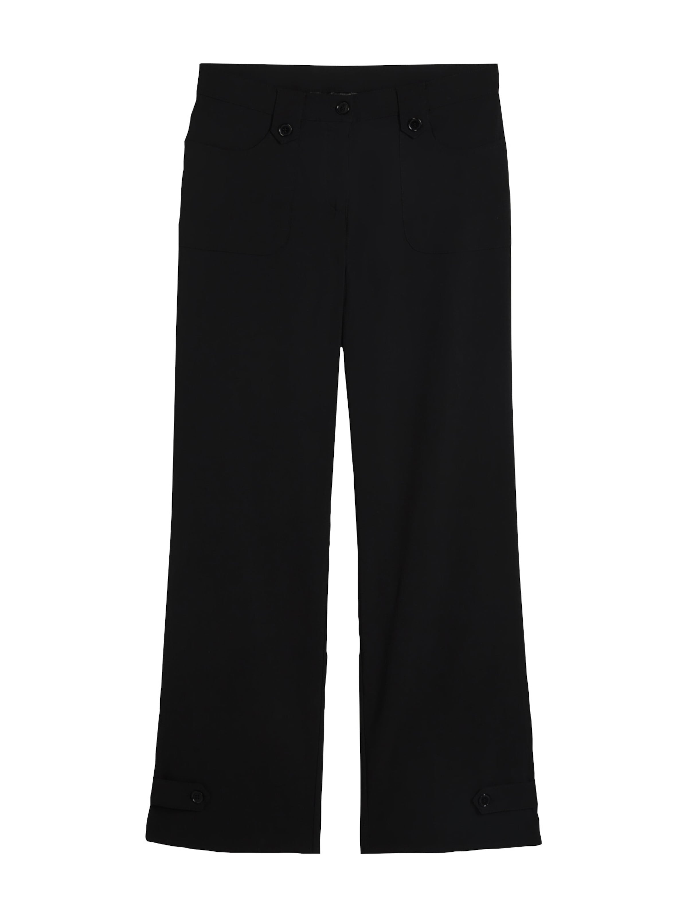 bonprix Regular Hose in Schwarz: Vorderseite