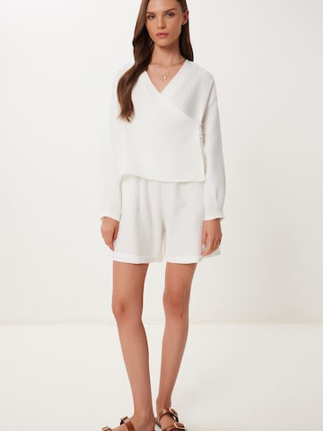 Happiness İstanbul Spodnie do garnituru w kolorze beżowy: przód