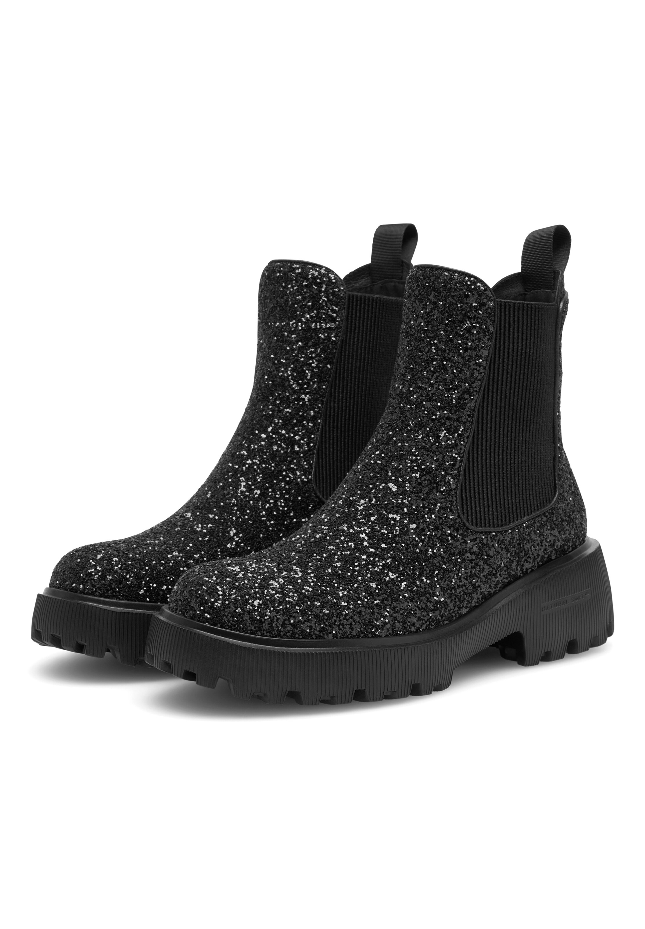 WODEN Boots 'Aya Glitter' in Black