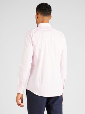 HUGO Slim fit Button Up Shirt 'Jenno' in Pink