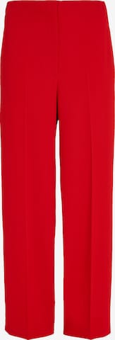 TOMMY HILFIGER Zvonové kalhoty Kalhoty s puky 'Grazer' – červená: přední strana