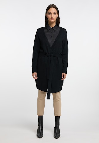 RISA Knit Cardigan 'Teylon' in Black: front
