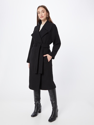 Sisley Between-seasons coat in Black: front