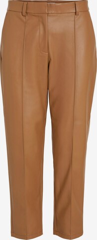 Pantalon à plis 'Dagmar' VILA en marron : devant