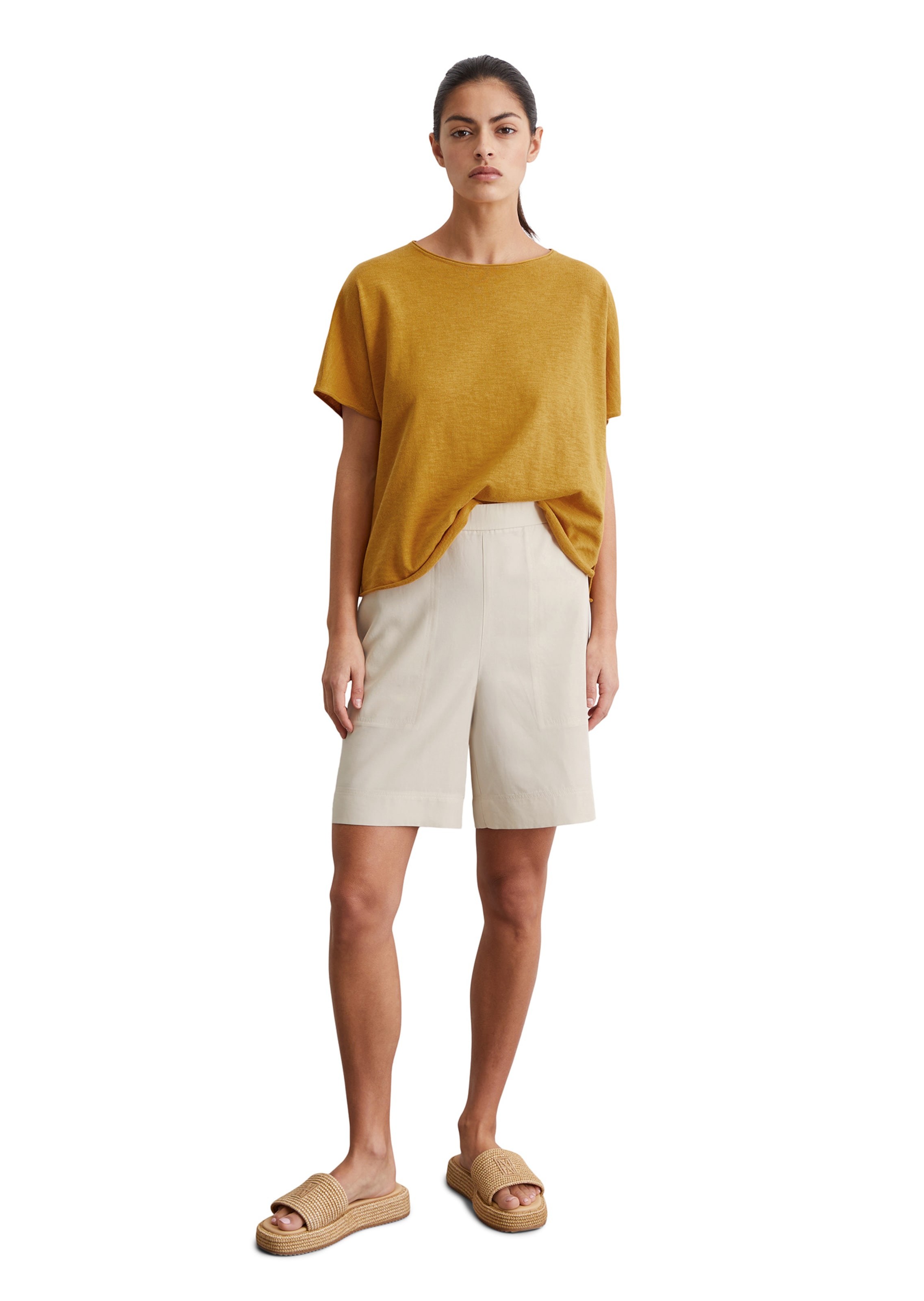 Marc O'Polo Loosefit Shorts in Beige