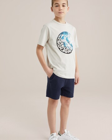 T-Shirt WE Fashion en beige