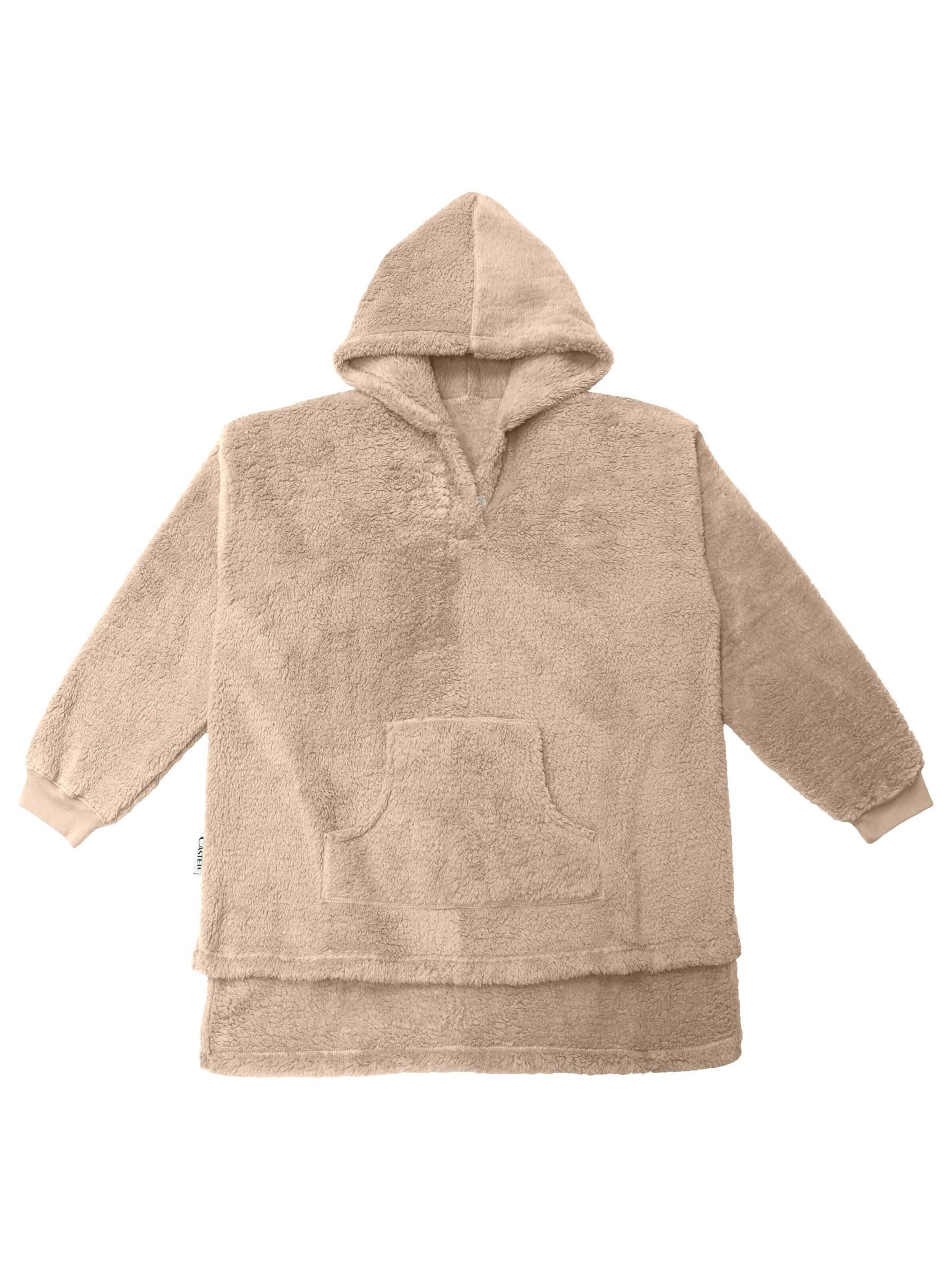 Traumhaft schlafen - Castell - Markenbettwäsche Oversized sweater 'Castell Polar Bear Hoodie (0230399)' in White: front