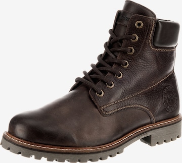 SALAMANDER Lace-Up Boots 'Harrold' in Brown: front