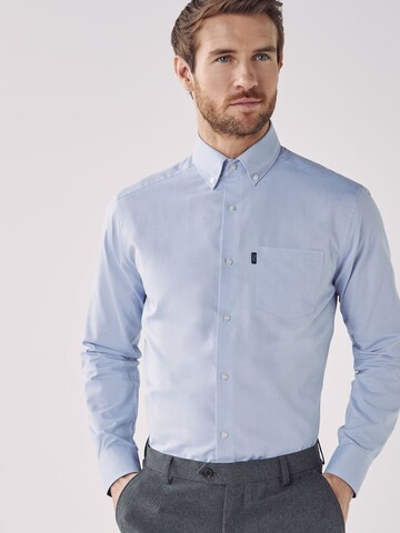 Next Slim Fit Hemd in Blau