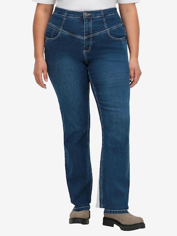 SHEEGO Bootcut Farkut 'Anne' värissä sininen: etupuoli