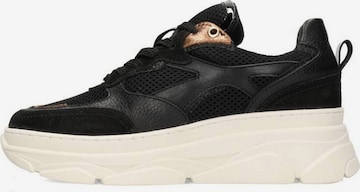 PS Poelman Sneakers laag 'Jana' in Zwart: voorkant