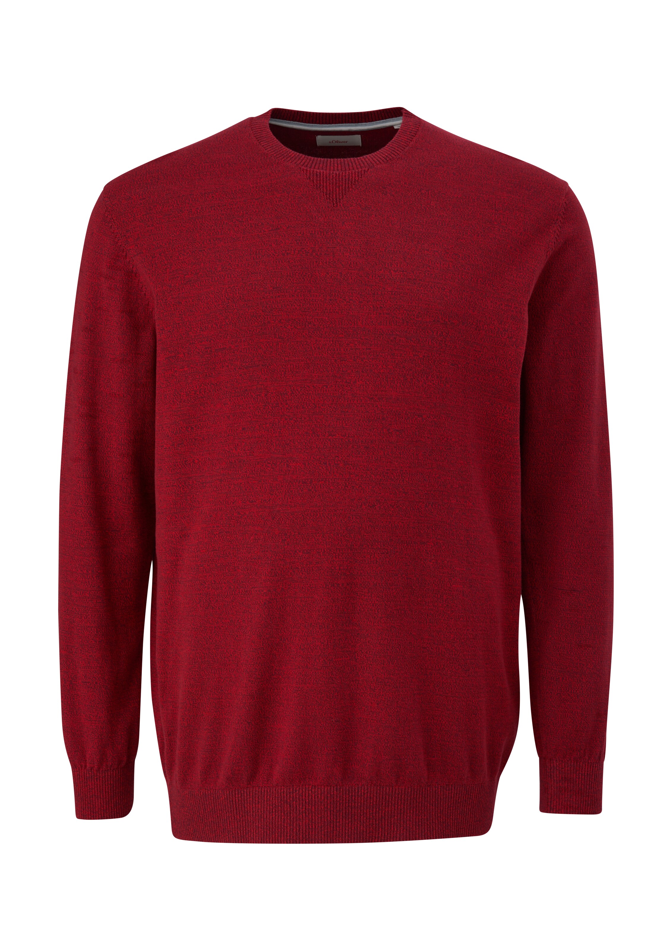 s.Oliver Men Big Sizes Pullover in Rot: Vorderseite