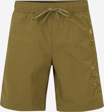 Shorts de bain Champion Authentic Athletic Apparel en vert : devant