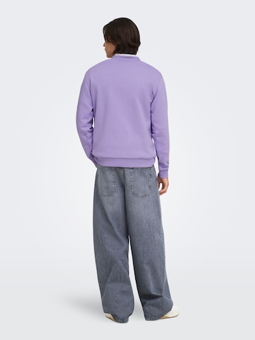 Only & Sons - Ajuste regular Sudadera 'ONSCERES' en lila