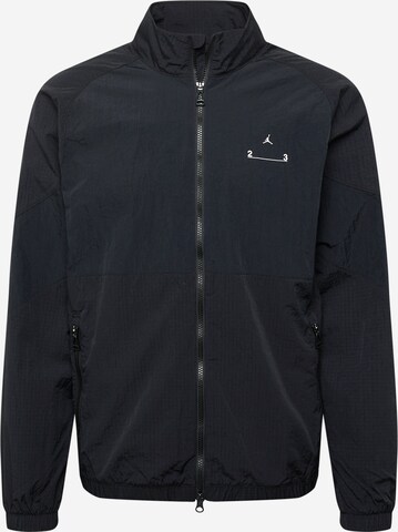 Jordan Athletic Jacket in Black: front