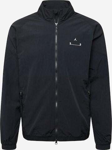 Jordan Athletic Jacket in Black: front