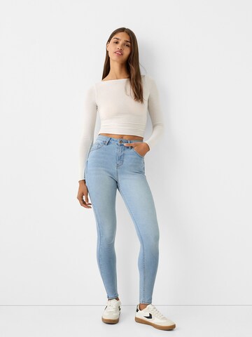 Bershka Skinny Farkut värissä sininen