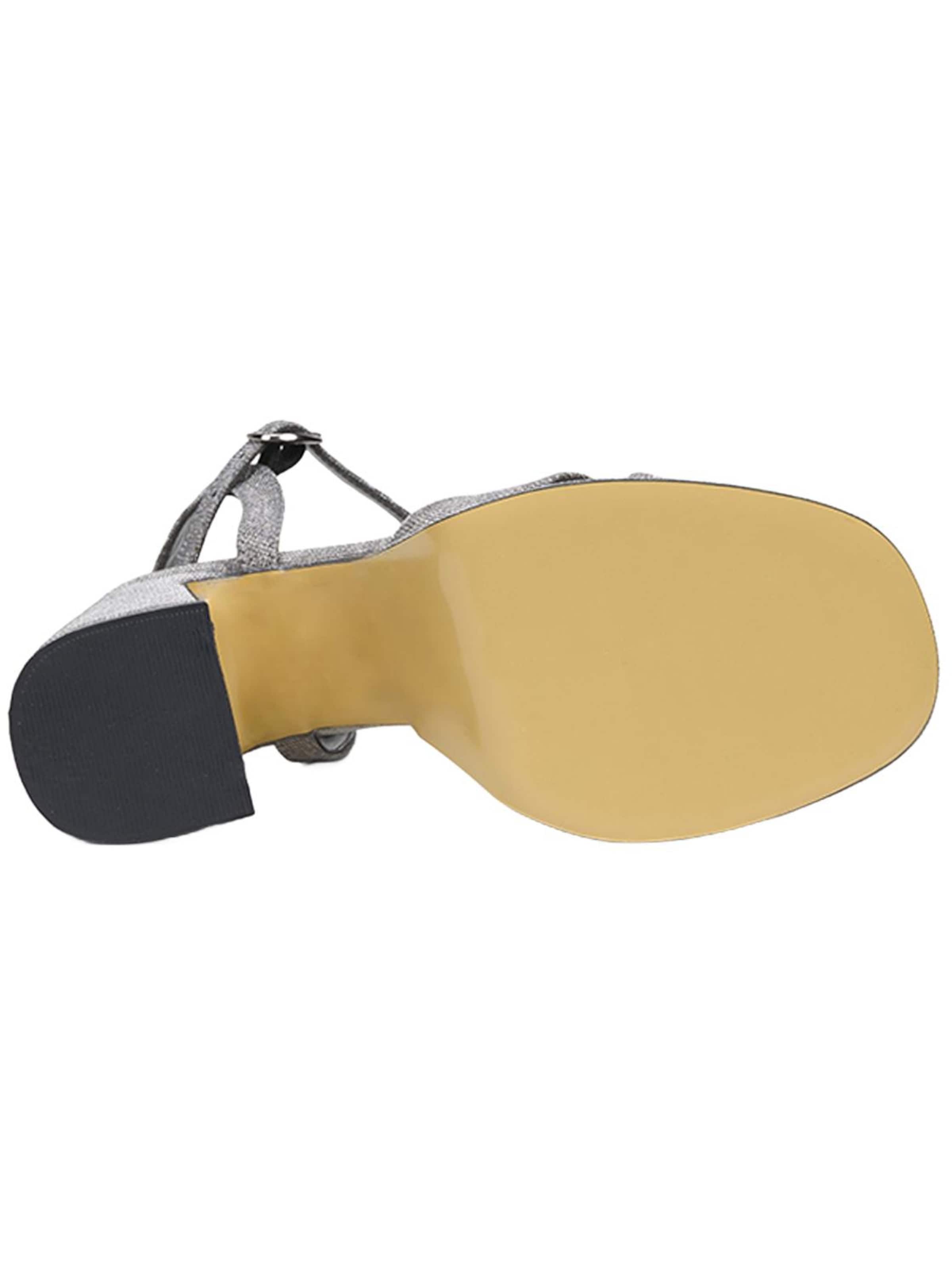 Desa Sandalen met riem 'Pumps' in Grijs