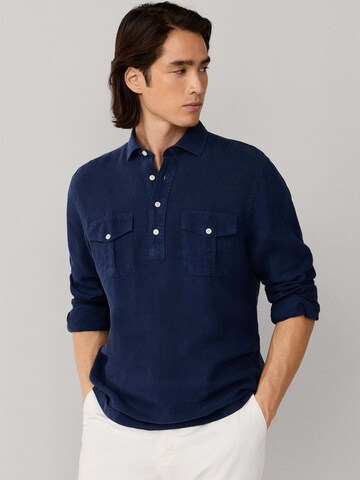 Coupe regular Chemise 'Heritage' Hackett London en bleu