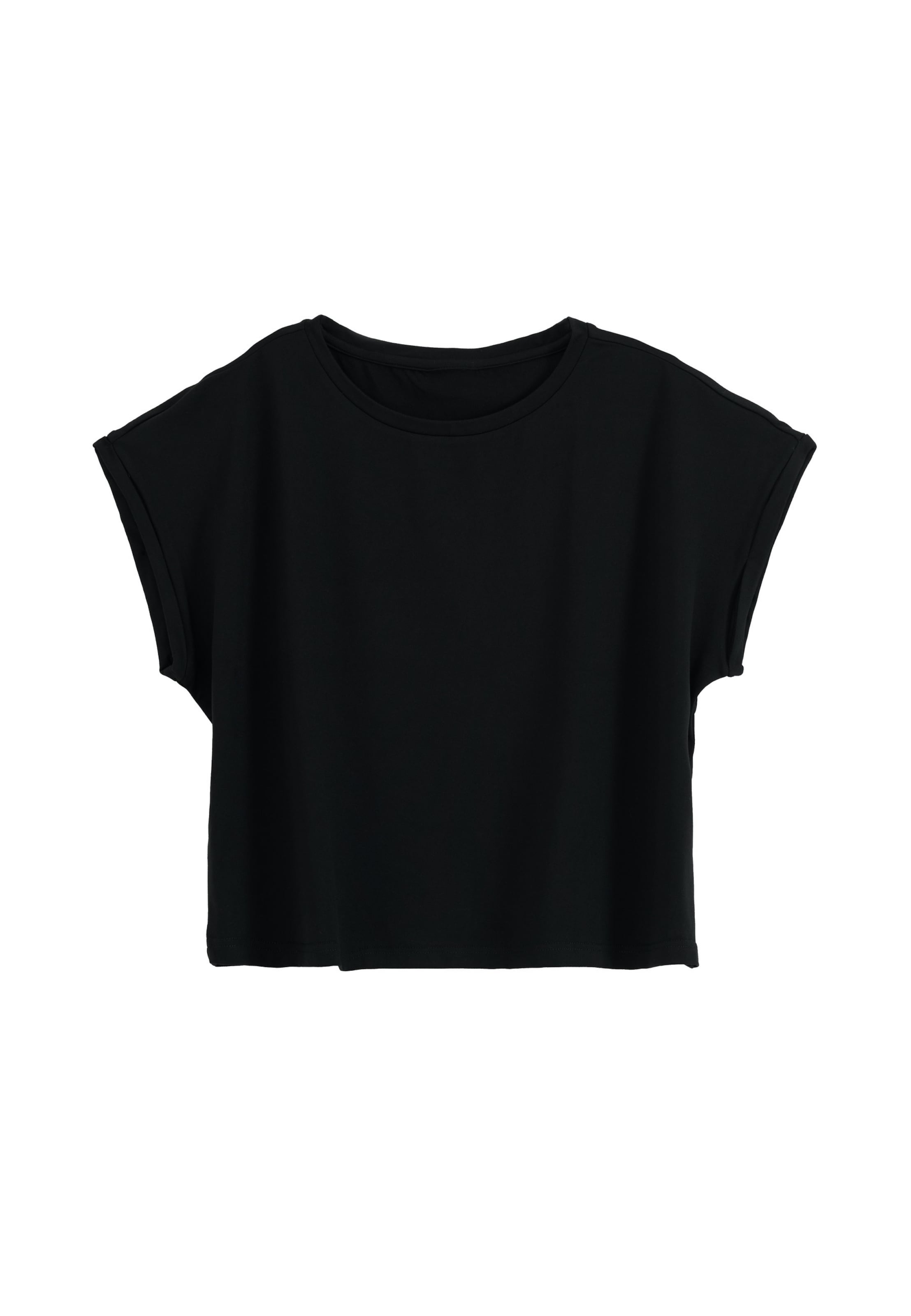T-shirt Aim'n en noir : devant