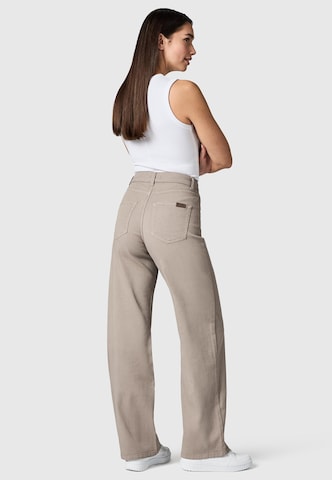 Wide Leg Jean 'Cyrele' Peak Time en beige