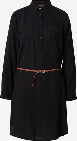 Eight2Nine Shirt Dress in Black: front