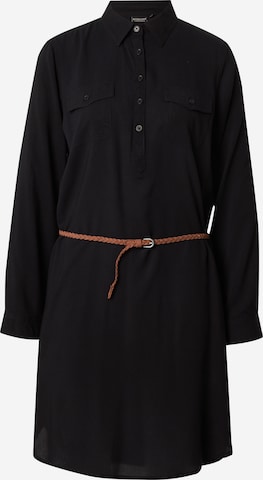 Robe-chemise Eight2Nine en noir : devant