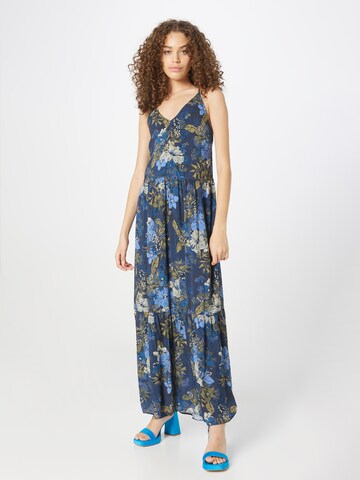 IKKS Summer Dress in Blue: front