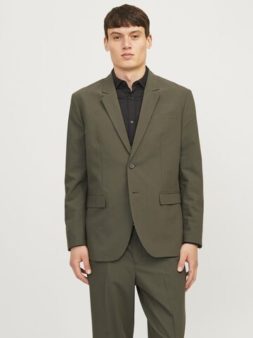 Coupe regular Veste de costume 'BUSHWICK HARRY' JACK & JONES en vert : devant